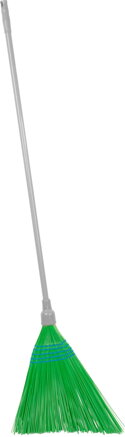 Metla Cleonix 3806G, SorgoSkew, zelená, kovová násada 153 cm, šikmá, 41×45 cm