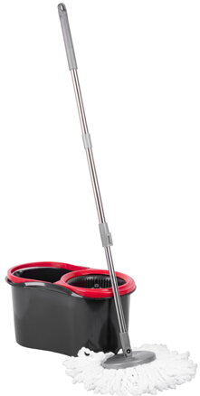 Súprava upratovacia TURBOSTAR BLACK EDITION, rotačný mop + vedro 13 l
