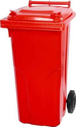 Smetná nádoba MGB 240 l, plastová, červená, HDPE