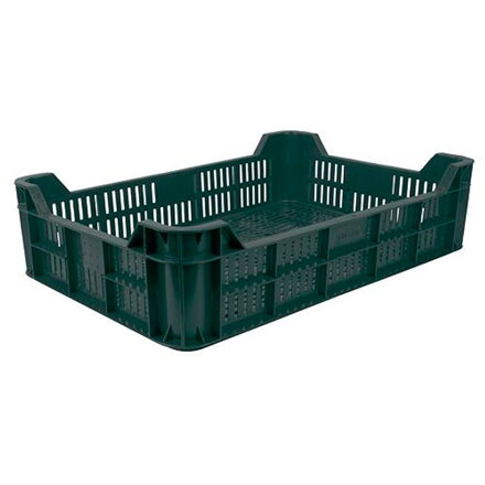 Prepravka na ovocie a zeleninu M10, 21 lit., max. 10 kg, 600x400x150 mm, perforovaná, PE