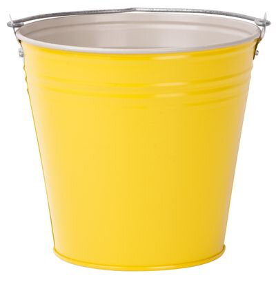 Vedro Aix Caldari Zn, 15 litrov, žlté, kovové, pozinkované