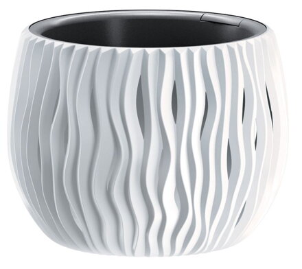 Kvetináč SANDY Bowl 240, 238x161 mm, biela