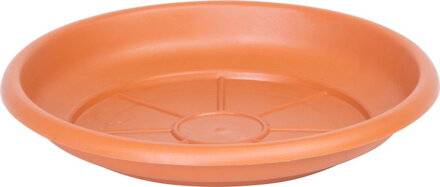 Miska pod kvetináč ICS ERICA 14 cm, hnedá