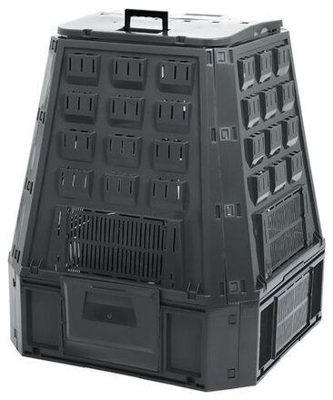 Kompostér EVOBLACK, 630 l, čierny
