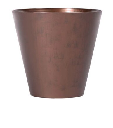Kvetináč TUBUS Corten – 400x373 mm, medený vzhľad