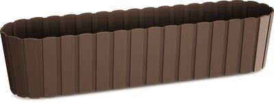 Kvetináč BOARDEE Case – 587x144x130 mm, hnedý
