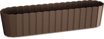 Kvetináč BOARDEE Case – 587x144x130 mm, hnedý