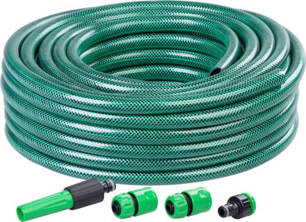 Záhradná hadica Economic, 1/2", L-15 m, sada adaptér, dýza, spojky