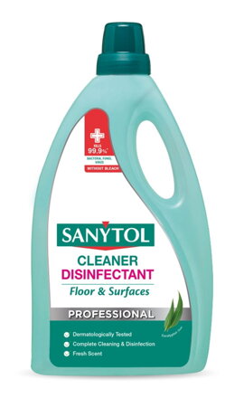 Dezinfekcia Sanytol, univerzálny čistič na podlahy, eukalyptus, 5000 ml