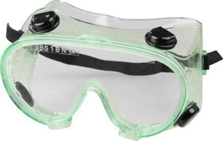 Okuliare Safetyco B403, číre, ochranné, s ventilmi, uzavreté