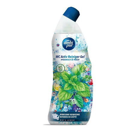 Ambipur WC Active Gel Ružový ibištek a ruže 750 ml