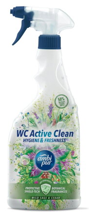 Ambi Pur WC Active sprej Divoká šalvia a Céder 750 ml