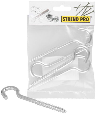 Hák Strend Pro PACK 4, Zn, otvorený, balenie 20 ks