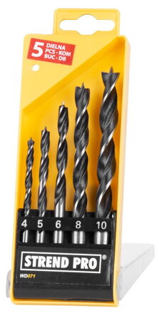Sada vrtákov do dreva Strend Pro WD071 – 5 dielna, 4-10 mm