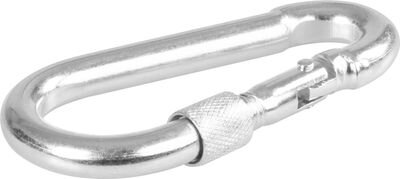 Karabinka Strend Pro, s maticou, 10 mm, balenie 10 ks