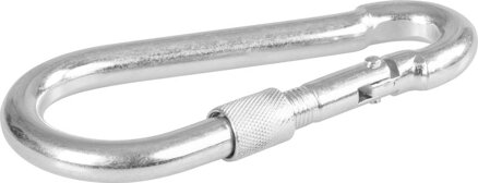 Karabinka Strend Pro, s maticou, 12 mm, balenie 10 ks