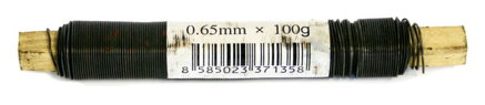 Drôt Strend Pro GreenYard 0,65 mm, 100 g, PVC čierny