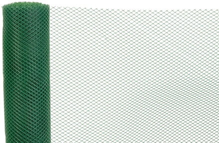 Pletivo ECONOMY 3, 1000/10x10 mm, zelené, celoplastové, 10 m