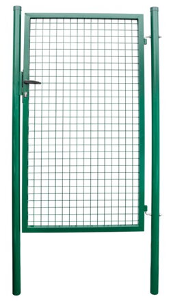 Brána 1000/2000/50x50 mm – jednokrídlová záhradná brána, zelená