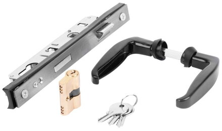 Zámok brány Strend Pro METALTEC DUO, zelený, nerezová vložka, RAL6005