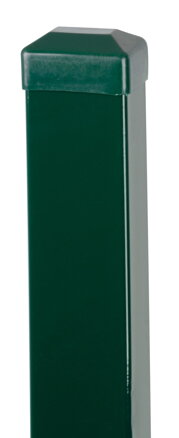 Stĺpik 2600/60x40/1,50 mm, zelený, hranatý, Zn+PVC, RAL6005