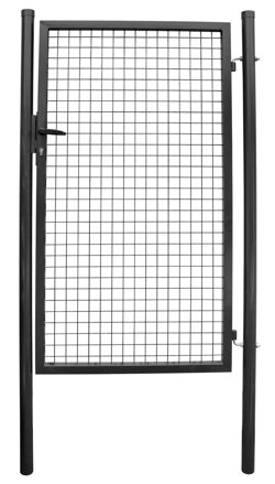Brána 1000/1200/50x50 mm – jednokrídlová záhradná brána, antracit