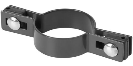Objímka na okrúhly stĺpik 60 mm, priebežná, antracit, Zn+PVC, RAL7016