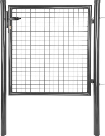 Brána 1000/1200/50x50 mm – jednokrídlová záhradná brána, antracit