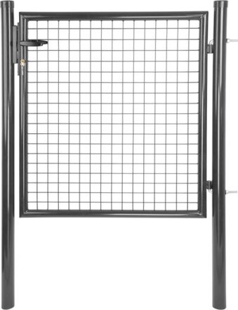 Brána 1000/2000/50x50 mm – jednokrídlová záhradná brána, antracit