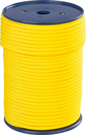 Lano Strend Pro Premium, PPV, 6 mm, šnúra, pletené, žlté, s jadrom, 100 m