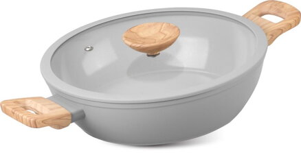 Hrniec MagicHome Harmony, plytký, so sklenenou pokrievkou, 26 cm