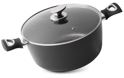 Hrniec MagicHome Black Line, 28 cm, 6,0 lit. s pokrievkou
