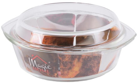 Misa MagicHome, zapekacia, 2.5 l, borosilikátové sklo