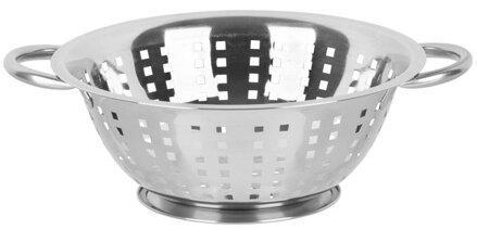 Nerezové cedidlo MagicHome, 24 cm, štvorcové otvory