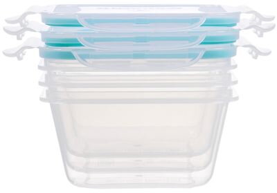 Dózy na potraviny MagicHome Lunchbox, 0,6 l, sada 3 ks, Clip