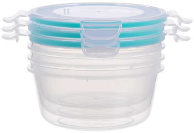 Dózy na potraviny MagicHome Lunchbox, 0,7 l, sada 3 ks, Clip