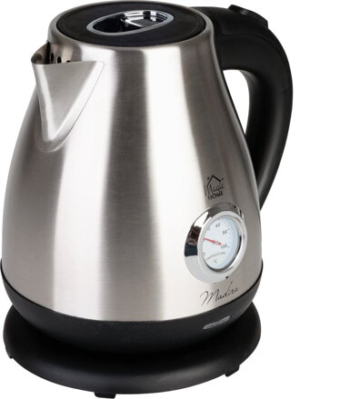 Kanvica MagicHome Madira 1,7 l, rýchlovarná, šedá, s teplomerom