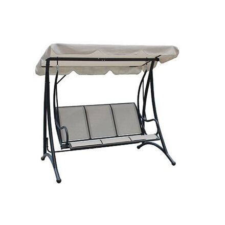 Hojdačka CASABLANCA, 194x119x170 cm, záhradná, béžová