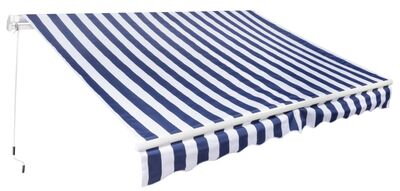 Záhradná markíza COVENTINA 2x3 m, modro-biela, 280 g/m²