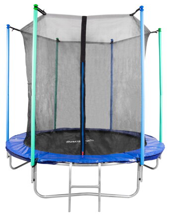 Detská trampolína Skipjump GS08, 244 cm, vnútorná sieť, rebrík
