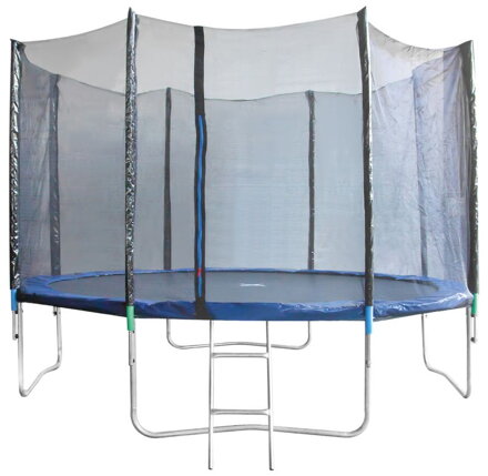 Detská trampolína Skipjump GS12, 366 cm, vonkajšia sieť, rebrík