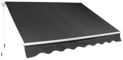 Záhradná markíza plachta, šedá, 3x2 m, 280 g/m²