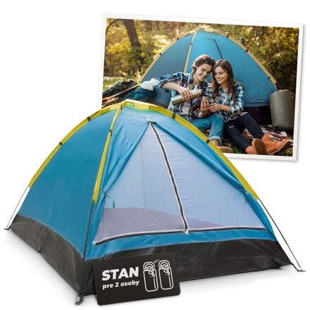 Stan Strend Pro, turistický, pre 2 osoby, zelený, 205x150x100 cm