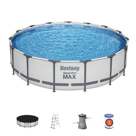 Bestway 56488 Steel Pro MAX 457x107 cm, bazén s filtráciou