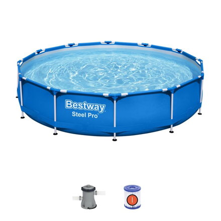 Bestway 56681 Steel Pro 366x76 cm, bazén s kartušovou filtráciou
