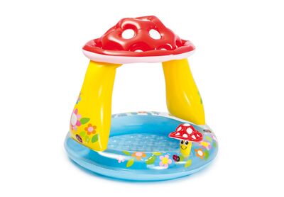Intex 57114 Mushroom Bazénik detský, nafukovací, so strieškou, 1,02x0,89 m