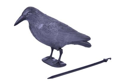 Plašič vtákov – maketa havrana, 38 cm