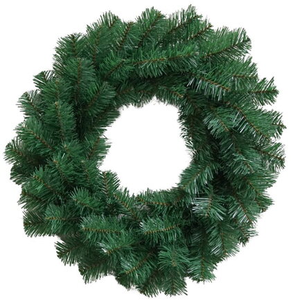 Veniec na dvere MagicHome, prírodný, 45 cm