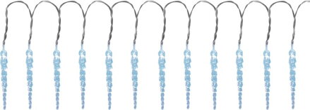 Vianočné osvetlenie reťaz Icicle, 12 LED, studená biela, 2,2 m