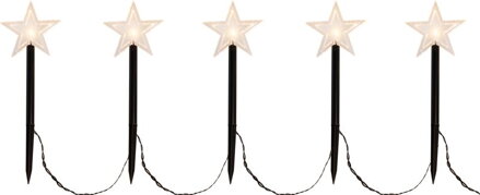 Vianočné osvetlenie reťaz MagicHome Vianoce 5 Star, LED, teplá biela, 1,4 m